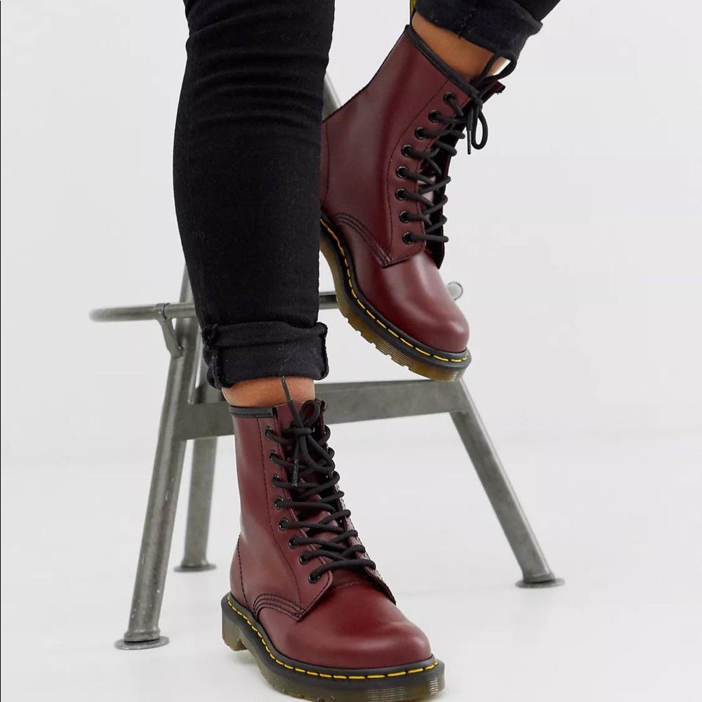 Dr. Martens 1460 8-Eye Boot in Cherry Red